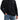 RosCo Gridlock™ waffle knit hunting base layer hoodie in black.