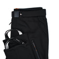 RosCo Wader Base Layer Pants in black with Gridlock™ waffle knit thermal lining and foot stirrups.