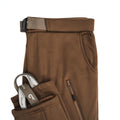 RosCo Wader Base Layer Pants in tan with Gridlock™ waffle knit thermal lining and foot stirrups.