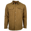 Waffle Lined Flannel - Brown